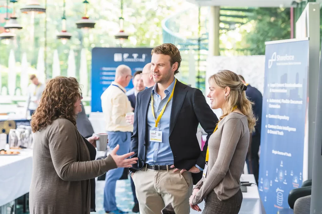 Corporate event photographer - exhibition area at Alternative In-house Technologic event