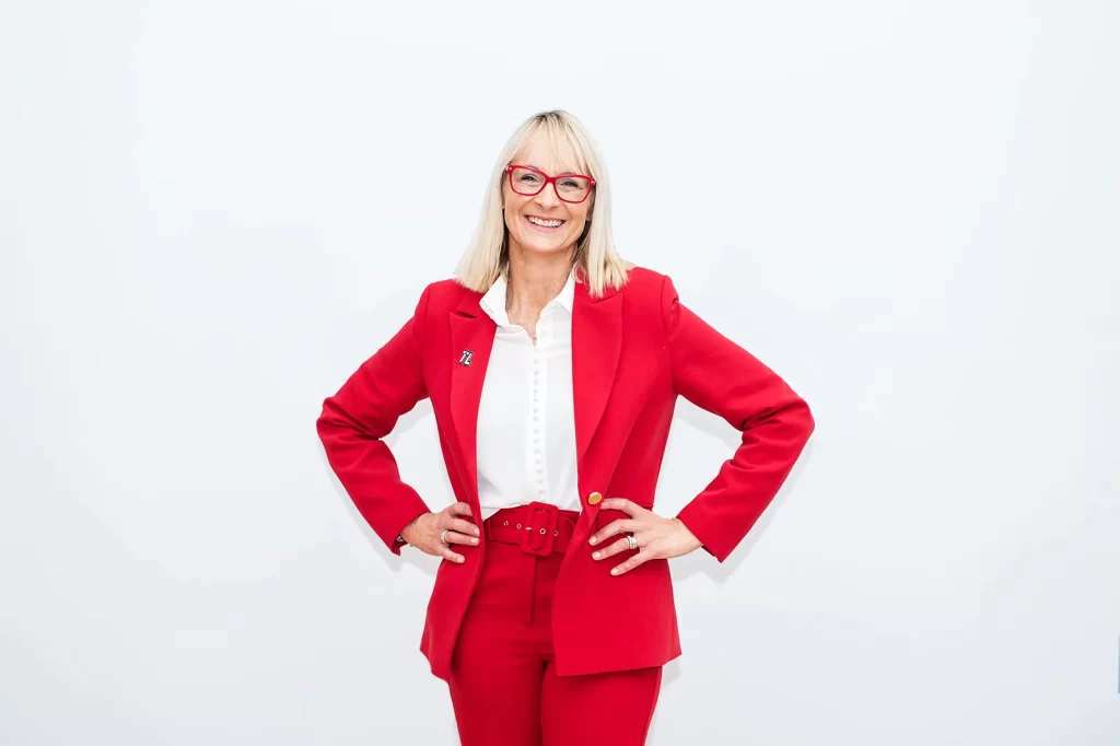 Corporate headshots for media professionals in London – Louise Minchin portrait by Rafael Bastos Photography.
