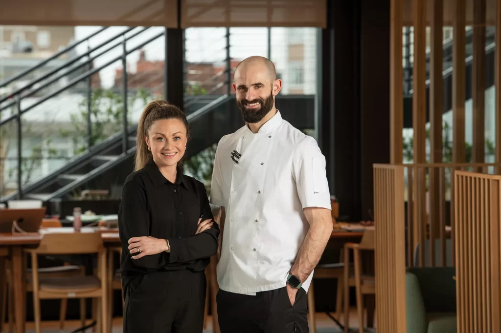 Headshot photographer London - Lantana catering's chef and manager.
