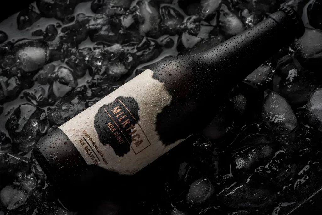 branding photographer london milktica beer promotional